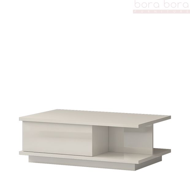 Modern Coffee Table in Beige or White