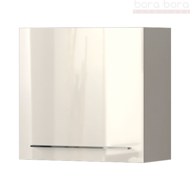 Modern Wall Cabinet in Beige or White