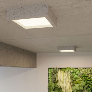 Таванна лампа RIZA concrete