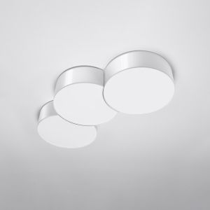 Таванна лампа CIRCLE 3A бяла