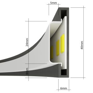 Висяща лампа RIO 78 полирано злато LED 3000K