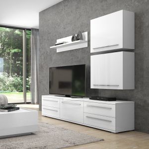 Modern Wall Cabinet in Beige or White