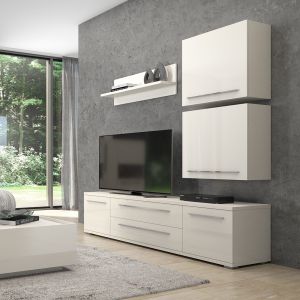 Modern Wall Cabinet in Beige or White