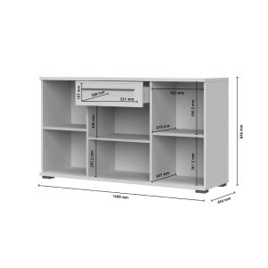 Modern Dining Room Cabinet in Beige or White