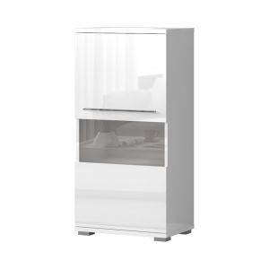 Modern Display Cabinet in Beige or White