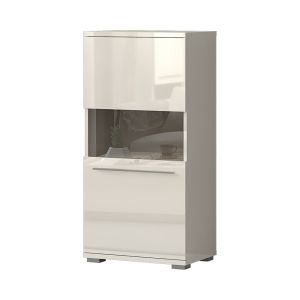 Modern Display Cabinet in Beige or White