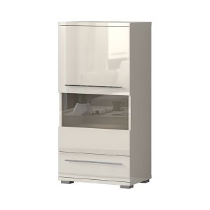 Modern Display Cabinet in Beige or White