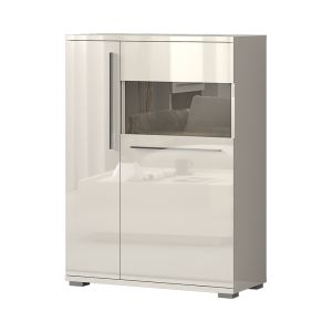 Modern Display Cabinet in Beige or White