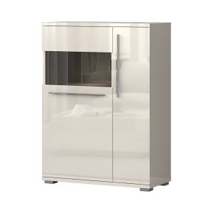 Modern Display Cabinet in Beige or White