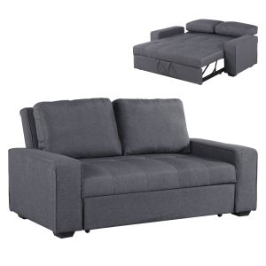 2-Seater Sofa Bed, Grey
