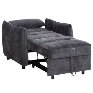 Sofa Bed Armchair, Grey
