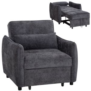Sofa Bed Armchair, Grey