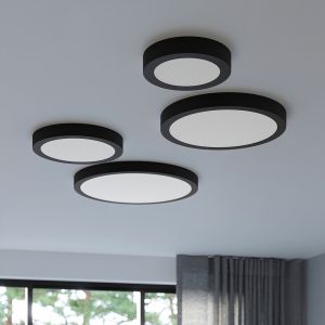 Таванна лампа ONYX 30 black LED 3000K