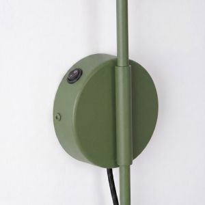 Аплик NOX 1 маслинено зелен с ключ